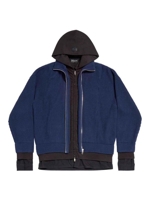 BALENCIAGA: スウェット＆セーター - スウェットシャツ/セーター - ブルー