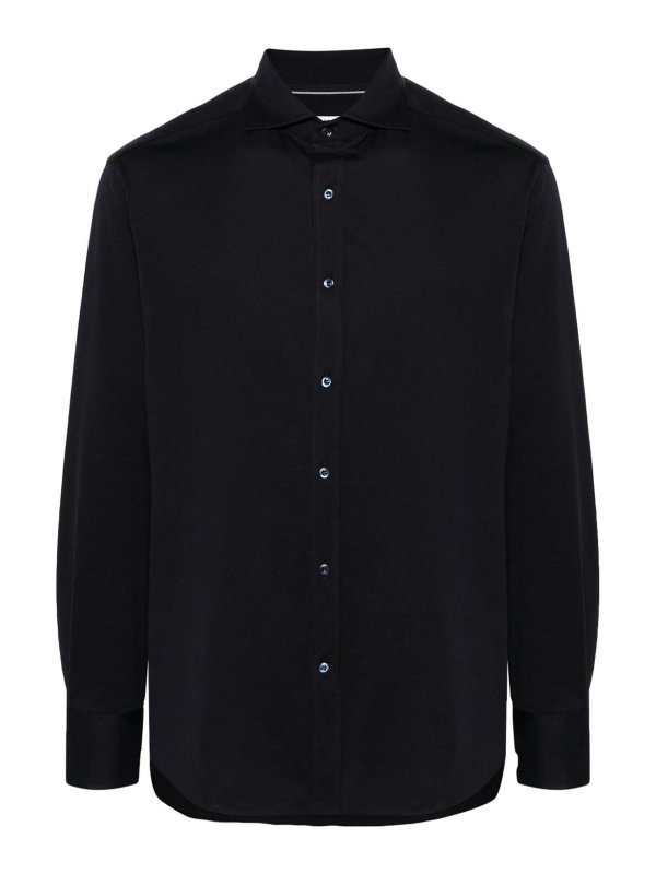 BRUNELLO CUCINELLI: シャツ - シャツ - ブルー