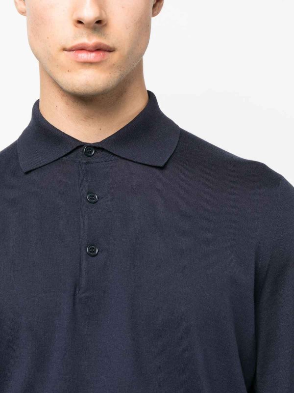 Polo - Azul shop online: BRUNELLO CUCINELLI