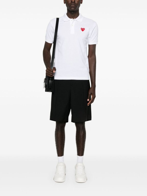 COMME DES GARCONS buy online Logo cotton polo