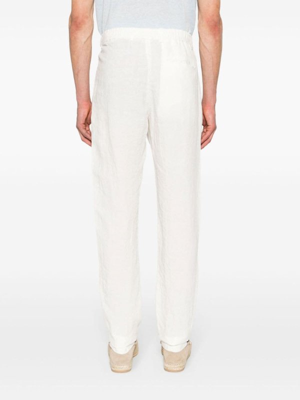 EMPORIO ARMANI: カジュアルトラウザー online - カジュアルパンツ - 白