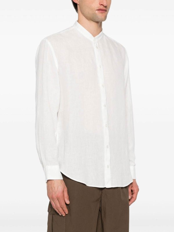 EMPORIO ARMANI: shirts online - Linen Shirt