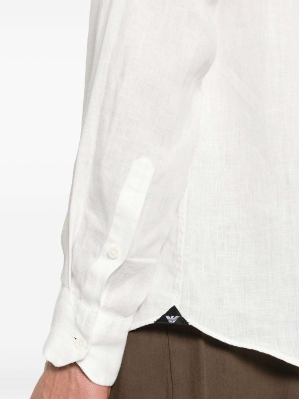 The Best Shops EMPORIO ARMANI: shirts - Linen Shirt