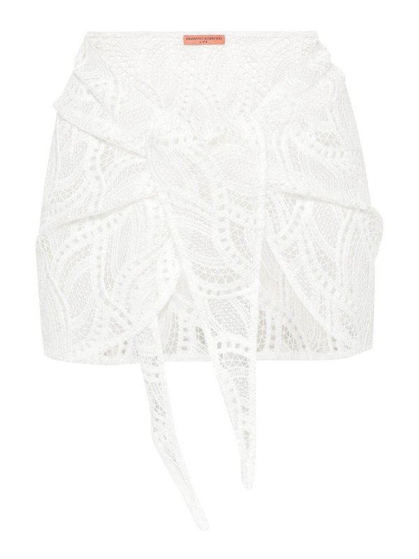 ERMANNO SCERVINO: Ropa de playa   - Chal - Blanco
