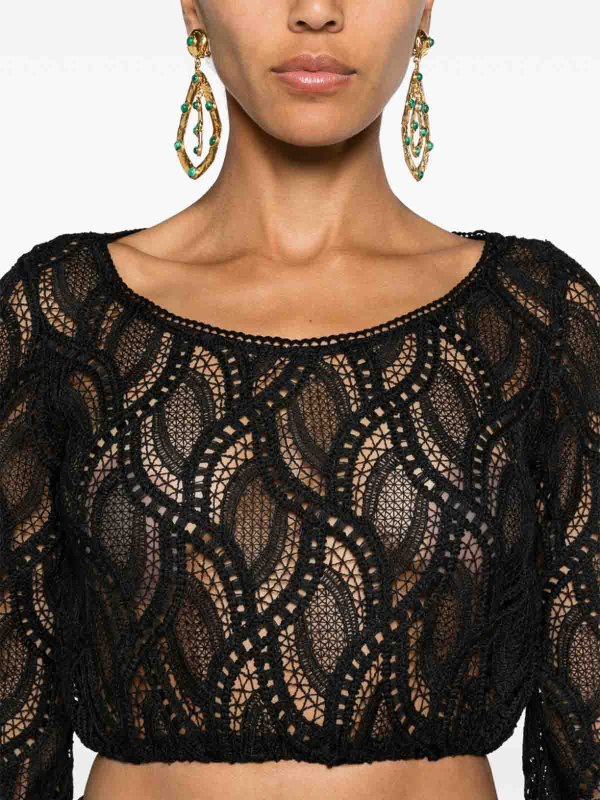 ERMANNO SCERVINO buy online Embroidered Cropped Top