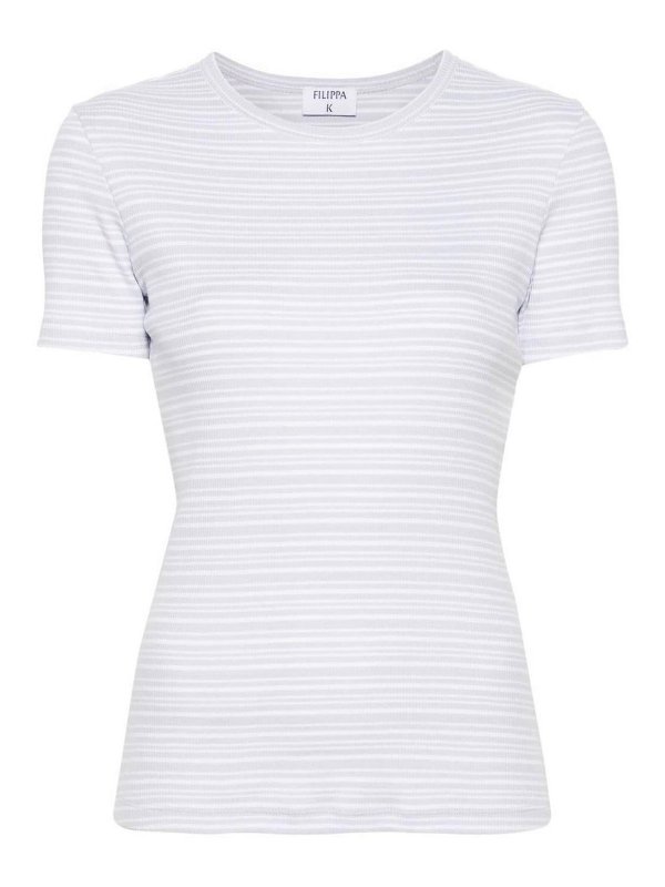 FILIPPA K: t-shirts - Striped Cotton T-Shirt