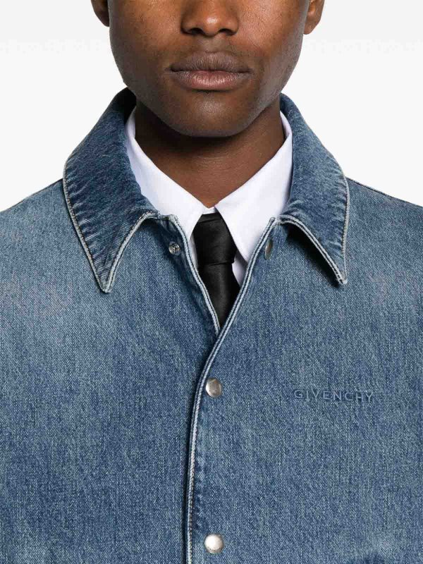 The Best Shops GIVENCHY: vests - Denim Cotton Vest