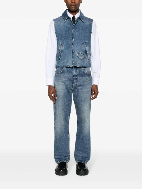 Denim Cotton Vest shop online: GIVENCHY