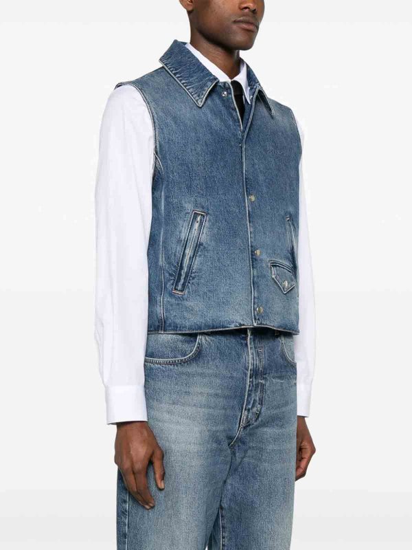 GIVENCHY buy online Denim Cotton Vest