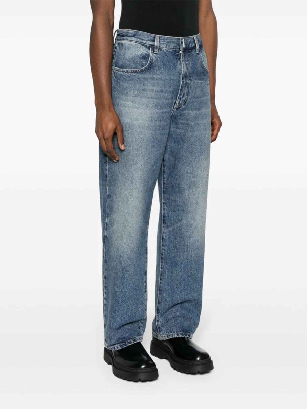 The Best Shops GIVENCHY: straight leg jeans - Denim Cotton Jeans
