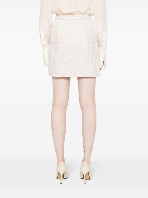 The Best Shops Iro: Knee length skirts & Midi - Cotton Blend Wrapped Skirt