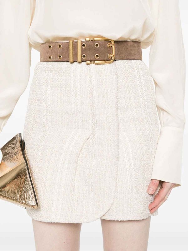 Cotton Blend Wrapped Skirt shop online: Iro