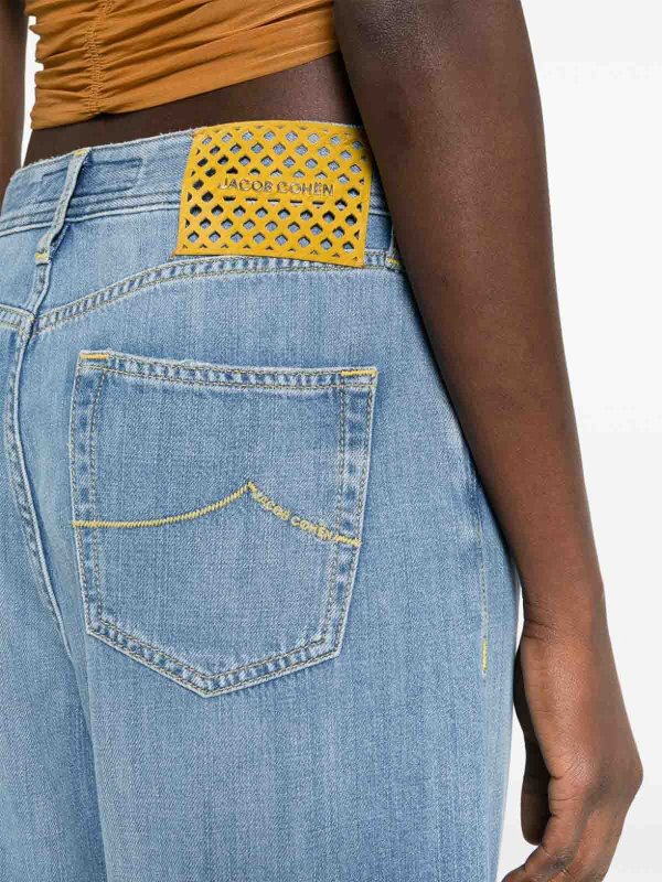 JACOB COHEN: straight leg jeans online - Riri cargo jeans