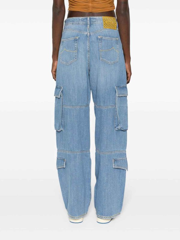The Best Shops JACOB COHEN: straight leg jeans - Riri cargo jeans