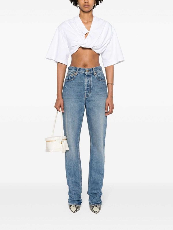JACQUEMUS buy online Jean Droit - Le De-Nimes Droit