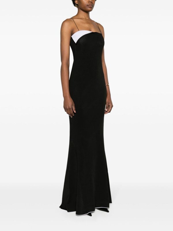 Maxikleid - Schwarz shop online: JACQUEMUS