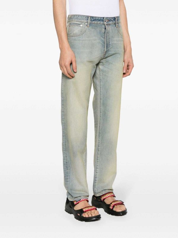 The Best Shops KENZO: Straight Leg Jeans - Straight Leg Jeans - Grau