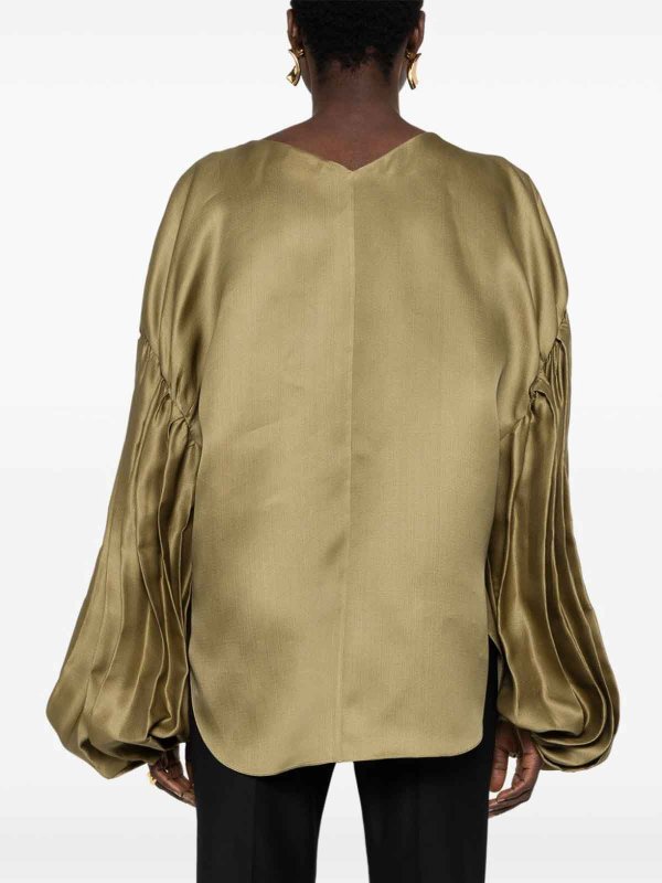KHAITE: Tops & Tank tops online - Silk Top