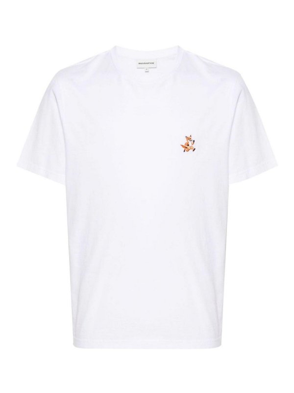 MAISON KITSUNÉ: t-shirts - Speedy Fox Cotton T-Shirt