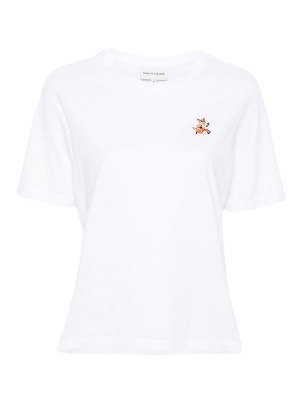 MAISON KITSUNÉ: T-shirts - T-Shirt - Blanc