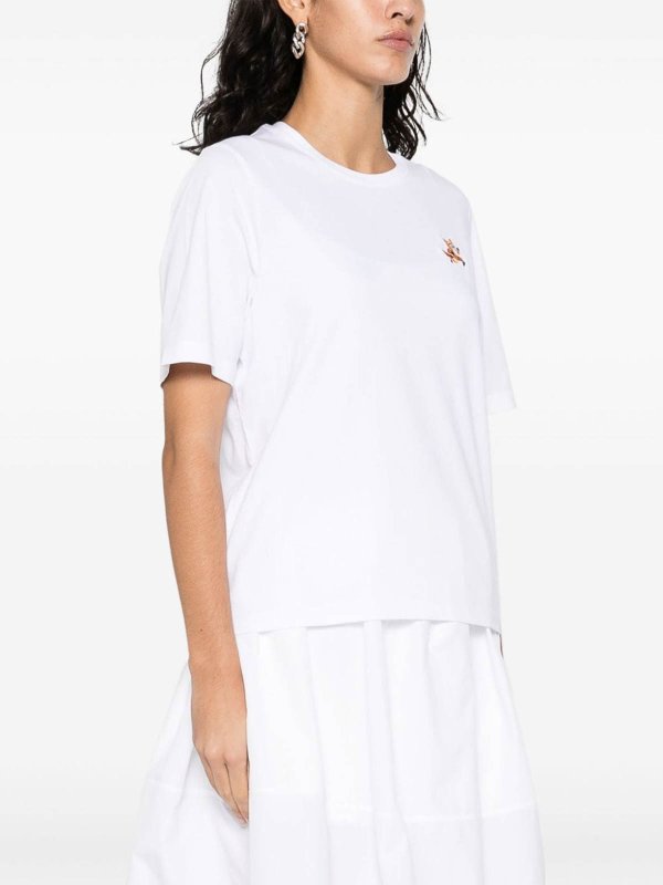 T-Shirt - Blanc shop online: MAISON KITSUNÉ
