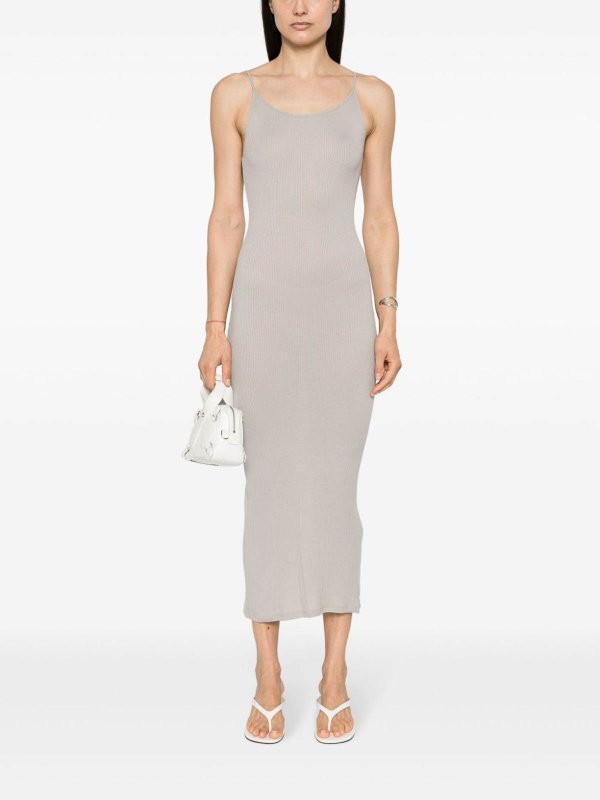 Majestic Filatures: abiti lunghi online - Abito Lungo in Viscosa a Coste