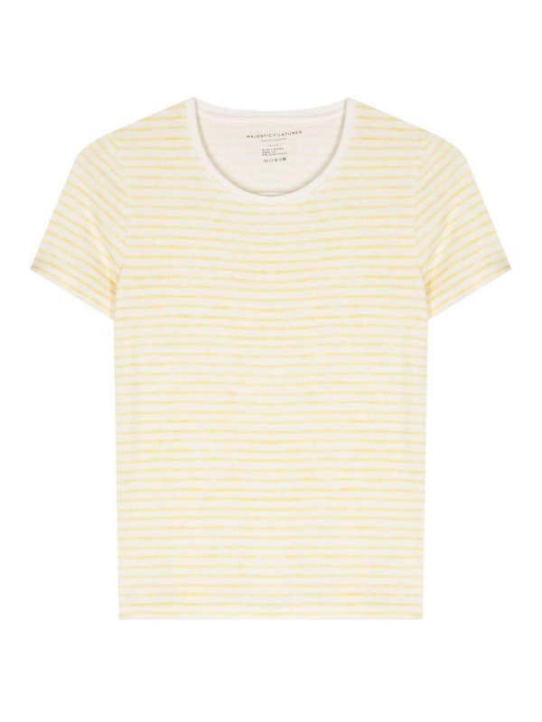 Majestic Filatures: T-shirts - T-Shirt - Jaune