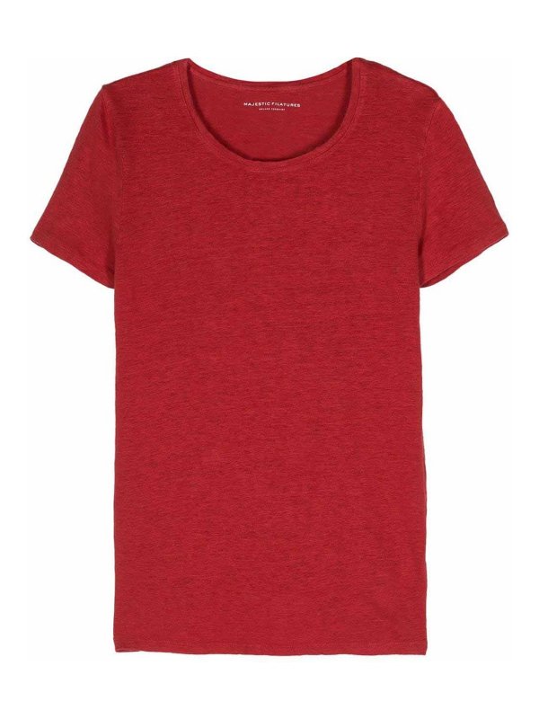 Majestic Filatures: T-shirts - T-Shirt - Rouge
