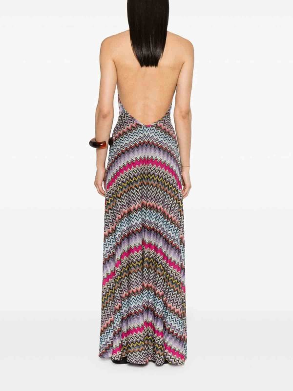 MISSONI: maxi dresses online - Zigzag Pattern Long Dress