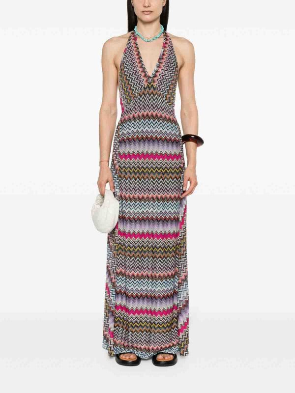 The Best Shops MISSONI: maxi dresses - Zigzag Pattern Long Dress