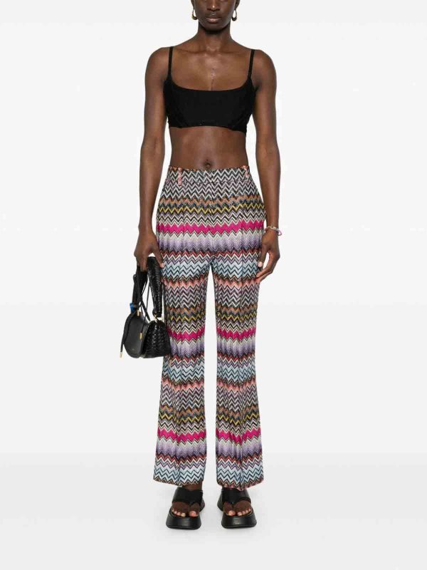 MISSONI buy online Zigzag Pattern Flared Trousers