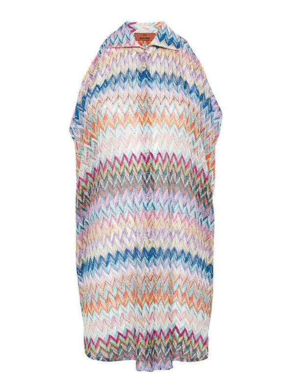 MISSONI: shirts - Zigzag Pattern Oversized Shirt