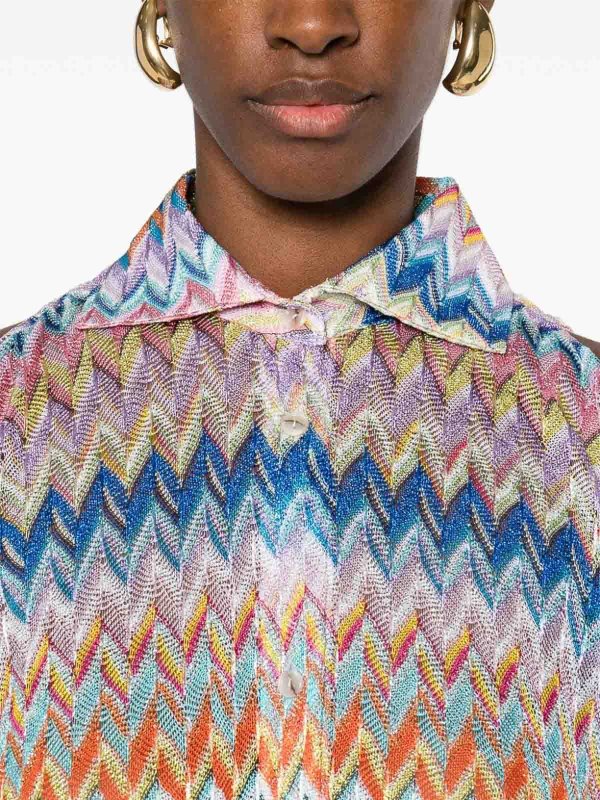 MISSONI buy online Zigzag Pattern Oversized Shirt