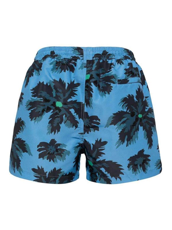 The Best Shops PAUL SMITH: Trousers Shorts - Palm Burst Print Swim Shorts