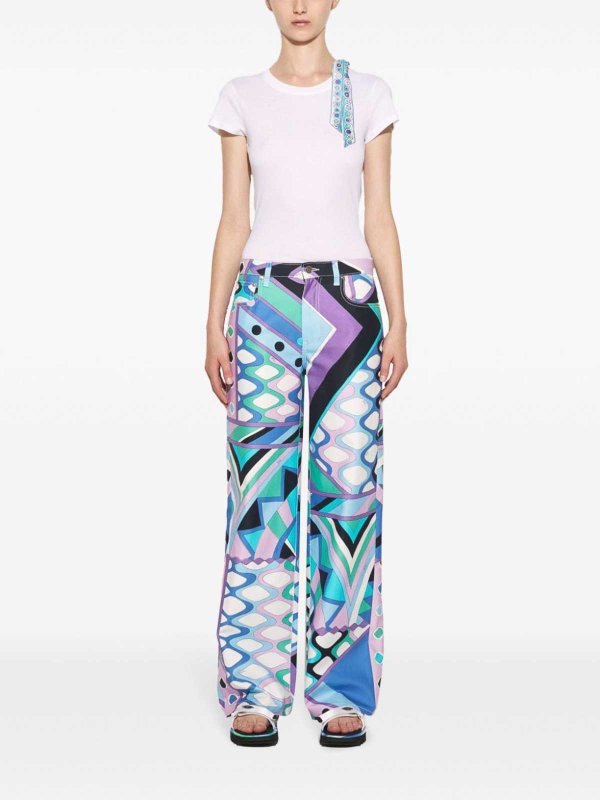 Tシャツ - 白 shop online: EMILIO PUCCI