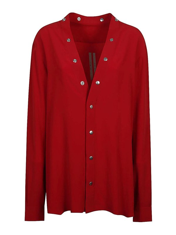 RICK OWENS: Hemden - Hemd - Rot