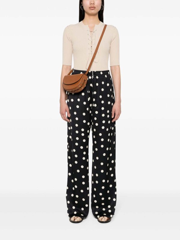 The Best Shops STELLA McCARTNEY: Trousers Shorts - Polka Dots-Print Pijama Pants