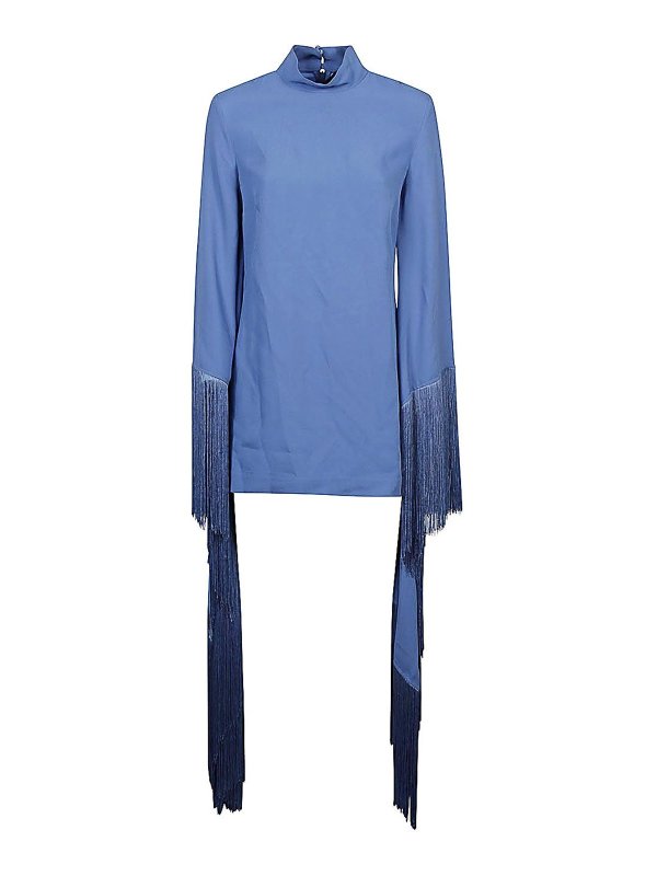 TALLER MARMO: short dresses - Fringed mini dress