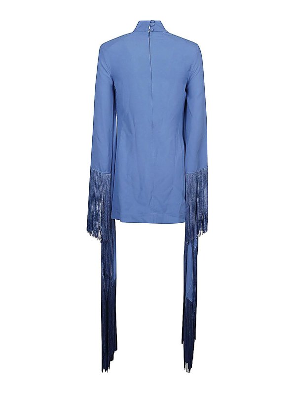TALLER MARMO: short dresses online - Fringed mini dress