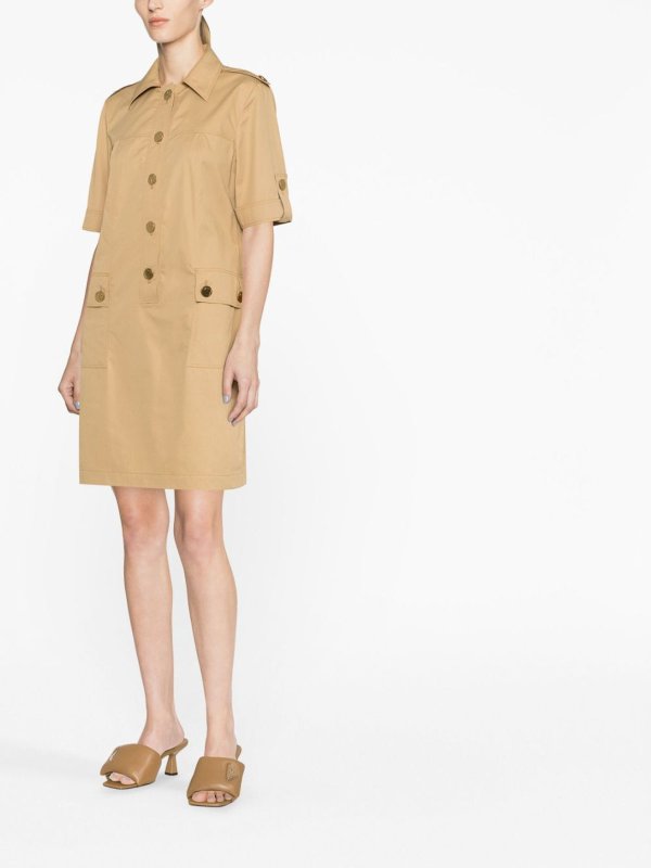The Best Shops TORY BURCH: knee length dresses - Cotton Camp Dress