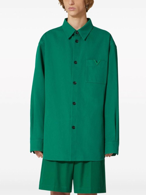 The Best Shops VALENTINO: Hemden - Hemd - Grün