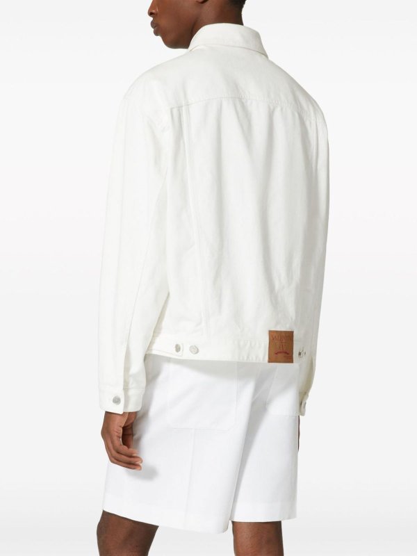 The Best Shops VALENTINO: casual jackets - V Detail Denim Jacket