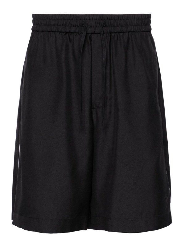 VALENTINO: トラウザーショーツ - ショートパンツ - 黒