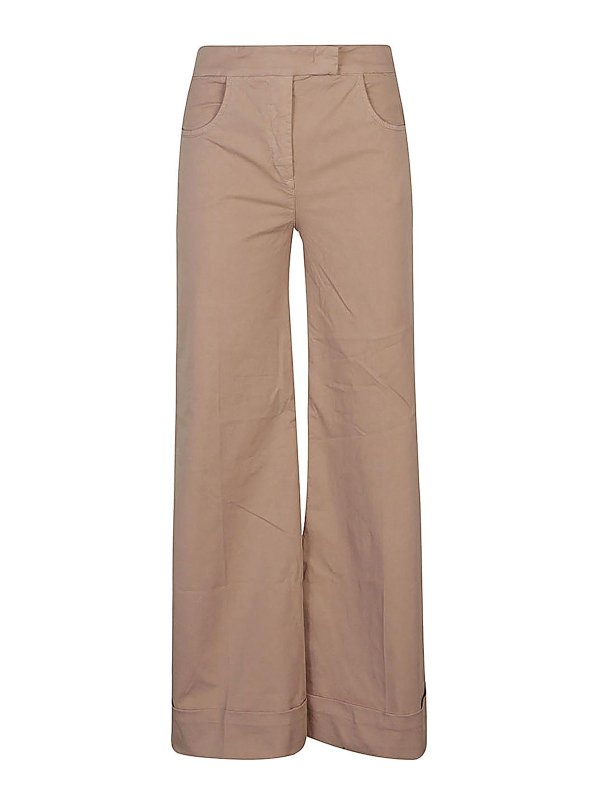 VIA MASINI 80: カジュアルトラウザー - カジュアルパンツ - ベージュ