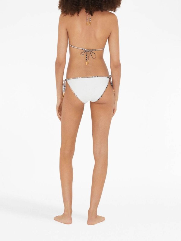 BURBERRY: bikinis online - Triangle Bikini Set