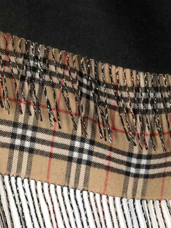 Burberry ケープ/ポンチョ - 黒 - ブラック | 8077897