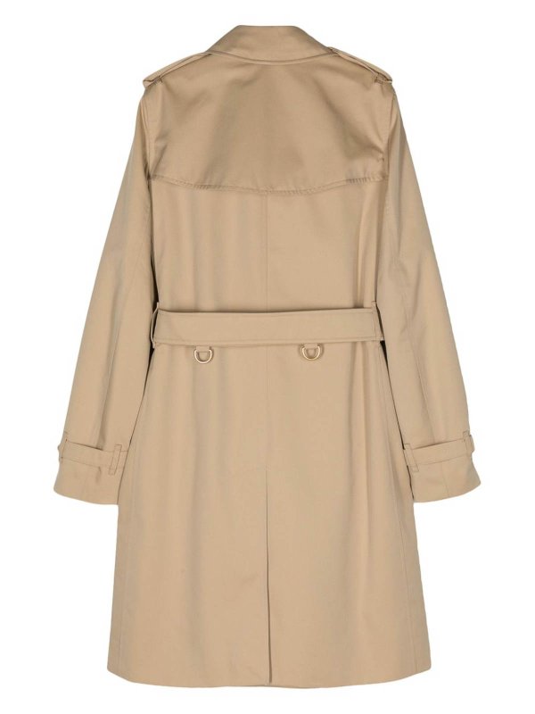 BURBERRY: Kurze Mäntel online - Trenchcoat - Beige