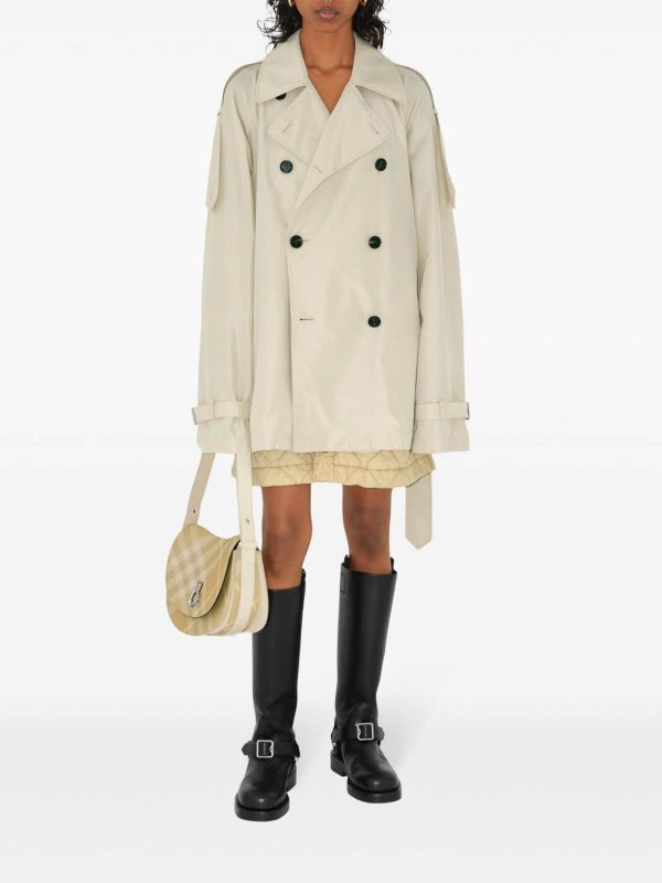 BURBERRY buy online Silk Short Trench Coat