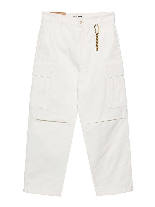 DARKPARK: casual trousers - Cotton Blend Cargo Pants