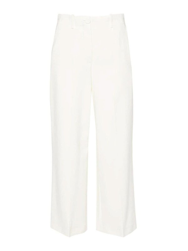 Erika Cavallini: カジュアルトラウザー - カジュアルパンツ - 白